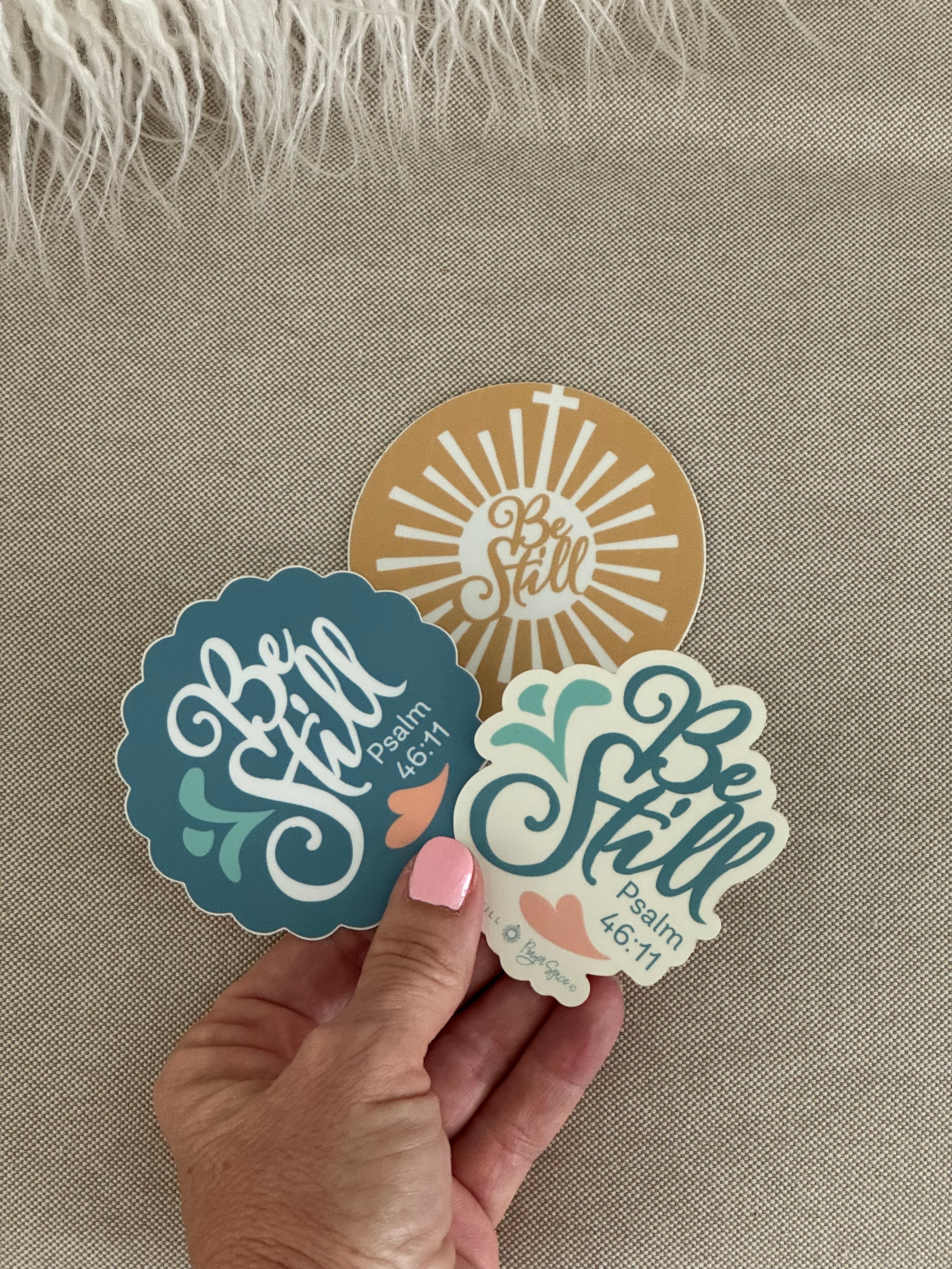 Sticker Packs – Be Still Prayer Space
